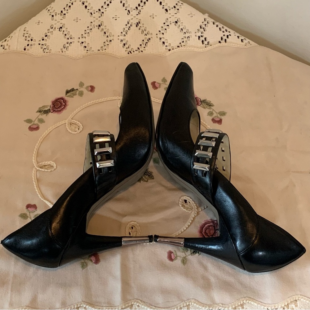 Miss Sixty Black Stiletto Pumps - Picture 9 of 13